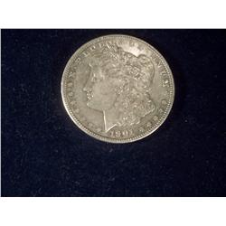 1901 Silver Morgan Dollar XF/AU