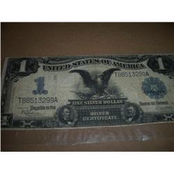 1899 $1 "Black Eagle" Large SizeSilver Certificate