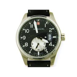 AeroGraph Vintage Men's Watch with Black and White Dial from Wenger