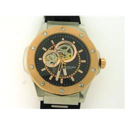 Stuhrling 160XLS Apocalypse XT Auto RGP Open Heart Mens Watch