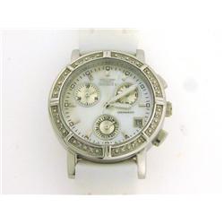 Invicta Women's 0729 Wildflower Collection Diamond Accented White Polyurethane Watch