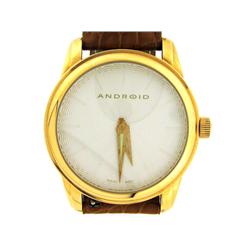 Android Men's Swiss Quartz Leather Strap Watch
