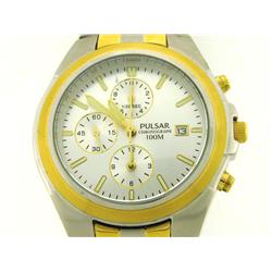 Pulsar Mens Gents Chronograph Watch