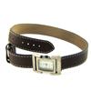Image 5 : Rectangular Leather Strap Watch by Ecclissi