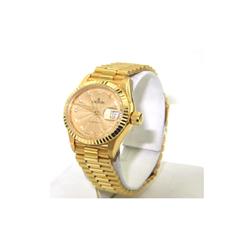 Croton 18K Yellow Gold Diamond Automatic Watch