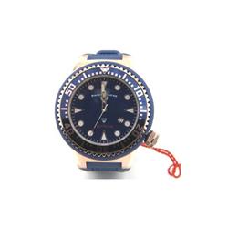 Swiss Legend Stainless Steel Rubber Strap Watch