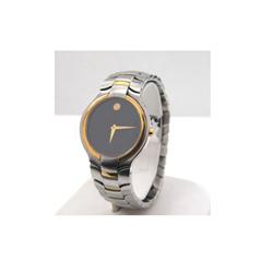 Movado Stainless Steel & Gold Plated Watch
