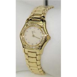 Ebel 18K Yellow gold Diamond Watch