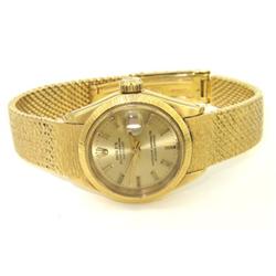 Rolex 18K Yellow Gold Ladies Watch