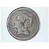 Image 1 : 1872 THREE CENT PIECE (NICKEL)