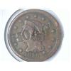 Image 1 : 1846 US LARGE CENT COUNTER STAMPED HOAG