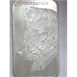 PIPEDREAMER 1 TROY OZ .999 SILVER INGOT