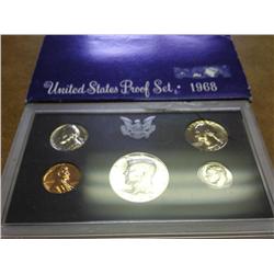 1968 US PROOF SET CASE IS CRACKED/BROKEN