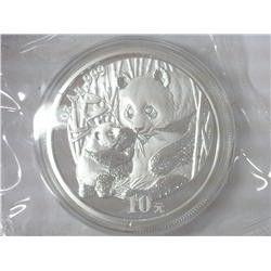 2005 CHINA 10 YUAN SILVER PANDA COIN (UNC)