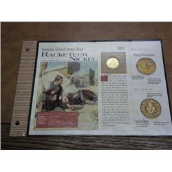 1883 RACKETEER NICKEL (AS SHOWN)