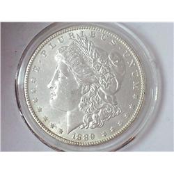 1889 MORGAN SILVER DOLLAR (UNC)