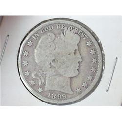 1899 BARBER HALF DOLLAR