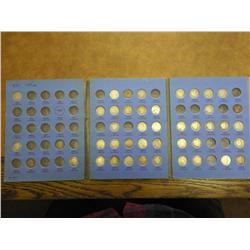 PARTIAL BARBER DIME SET 44 COINS SILVER