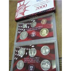 2000 US SILVER PROOF SET