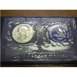 1972-S IKE SILVER DOLLAR (BLUE PACK)