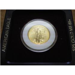 2002 US $25 GOLD 1/2 OUNCE MS65+