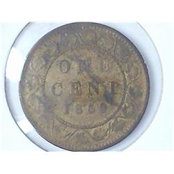 1859 CANADA LARGE CENT
