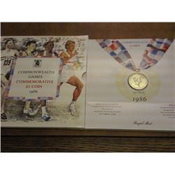 1986 UNITED KINGDOM 2 POUND COOMMONWEALTH GAMES