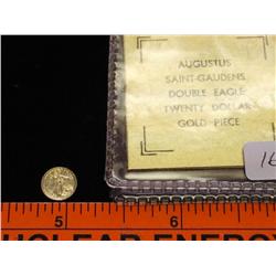 MINI 14KT GOLD ST. GAUDENS $20 .4 GRAMS