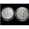 Image 1 : 1942 & 45-D WALKING LIBERTY HALF DOLLARS
