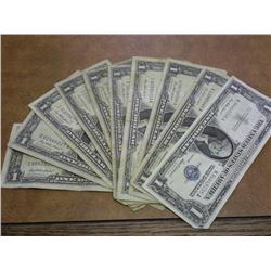 10-1957 $1 SILVER CERTIFICATES