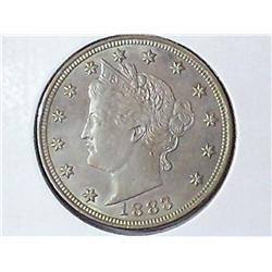 1883 NO CENTS LIBERTY "V" NICKEL (UNC)