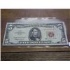 Image 1 : 1963 US $5 NOTE RED SEAL