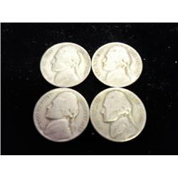 4-1939-D JEFFERSON NICKELS (KEY DATE)