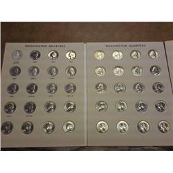 WASHINGTON QUARTERS 1964-88, 40 COINS ALL UNC