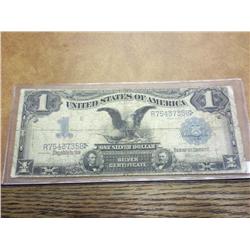 1899 US ONE DOLLAR BLACK EAGLE LARGE SIZE