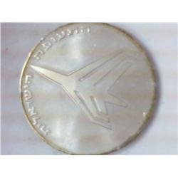 1972 ISRAEL 10 LIROT 24TH ANNIVERSARY OF AVIATION