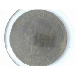 1900 CANADA LARGE ONE CENT (EXTRA FINE)