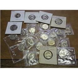 21 ASSORTED 1960'S JEFFERSON NICKELS PROOF