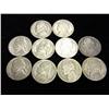 Image 1 : 10 ASSORTED 35% SILVER WAR NICKELS .5626 OZ ASW