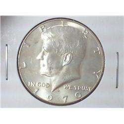 1970-D SILVER KENNEDY HALF UNC