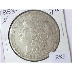 1883-S MORGAN SILVER DOLLAR