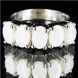 27.61ctw Opal Sterling Ring (JEW-2886)