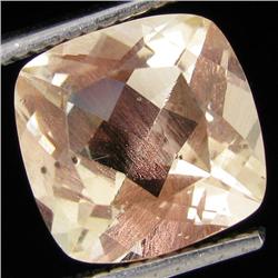 4.10ct Clear Champagne Oregon Sunstone Cushion (GEM-31044)