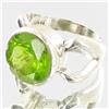 Image 2 : 47.03ctw Peridot Sterling Ring (JEW-2818)