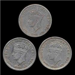 1941-45 Canada 10c 3pcs AU/XF (COI-8585)