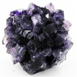 1955ct Uruguay Deep Purple Amethyst Crystal Cluster (MIN-000109)