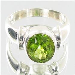 30.71ctw Peridot Sterling Ring (JEW-2702)