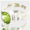 Image 2 : 30.71ctw Peridot Sterling Ring (JEW-2702)