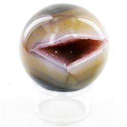1300ct Crystal Agate Amethyst Sphere (MIN-000093)