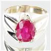 Image 1 : 39.26ctw Mozambique Ruby Sterling Ring (JEW-2706)